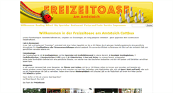 Desktop Screenshot of freizeitoase.com
